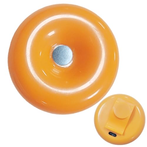 Lampe de poche rechargeable | Lampe torche LED rechargeable tactile - Lumière avec capteur en forme de donut pour intérieur de sac à main - Pour sac à dos, bureau, voyage quotidien unisexe adulte
