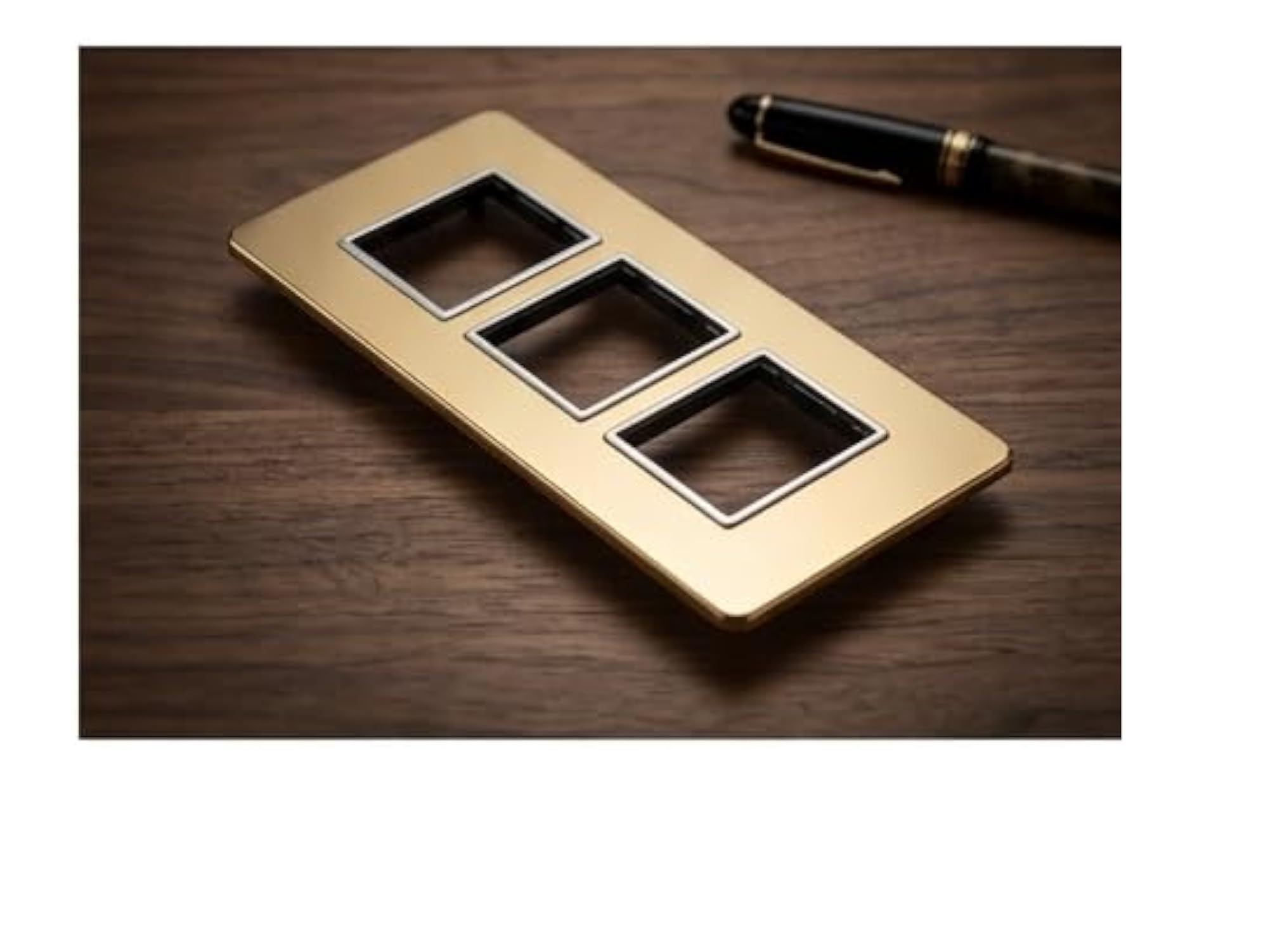 6 Module Glass Wall Plate (Copper) M120C MGP28.1