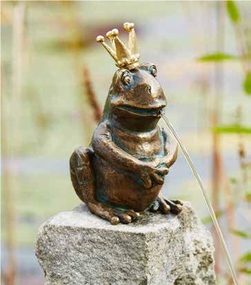 Rottenecker Bronzefigur, Skulpturen, Froschkönig Hermann