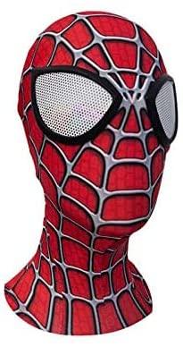 3D Spiderman Masks Spider Man Kids Cosplay Disfraces Máscara Lentes de Superhero Lentes Halloween Partido Paño Mascarilla Play Play Traje Mascarilla Mascarada Máscara,1 Cover
