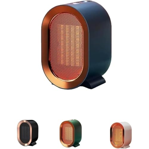 Heartserice セラミック電気 充電式ストーブ 過熱保護 大風量 静音 軽量 転倒時電源OFF 足元ヒーター オフィス/寝室/脱衣所適用 (B)