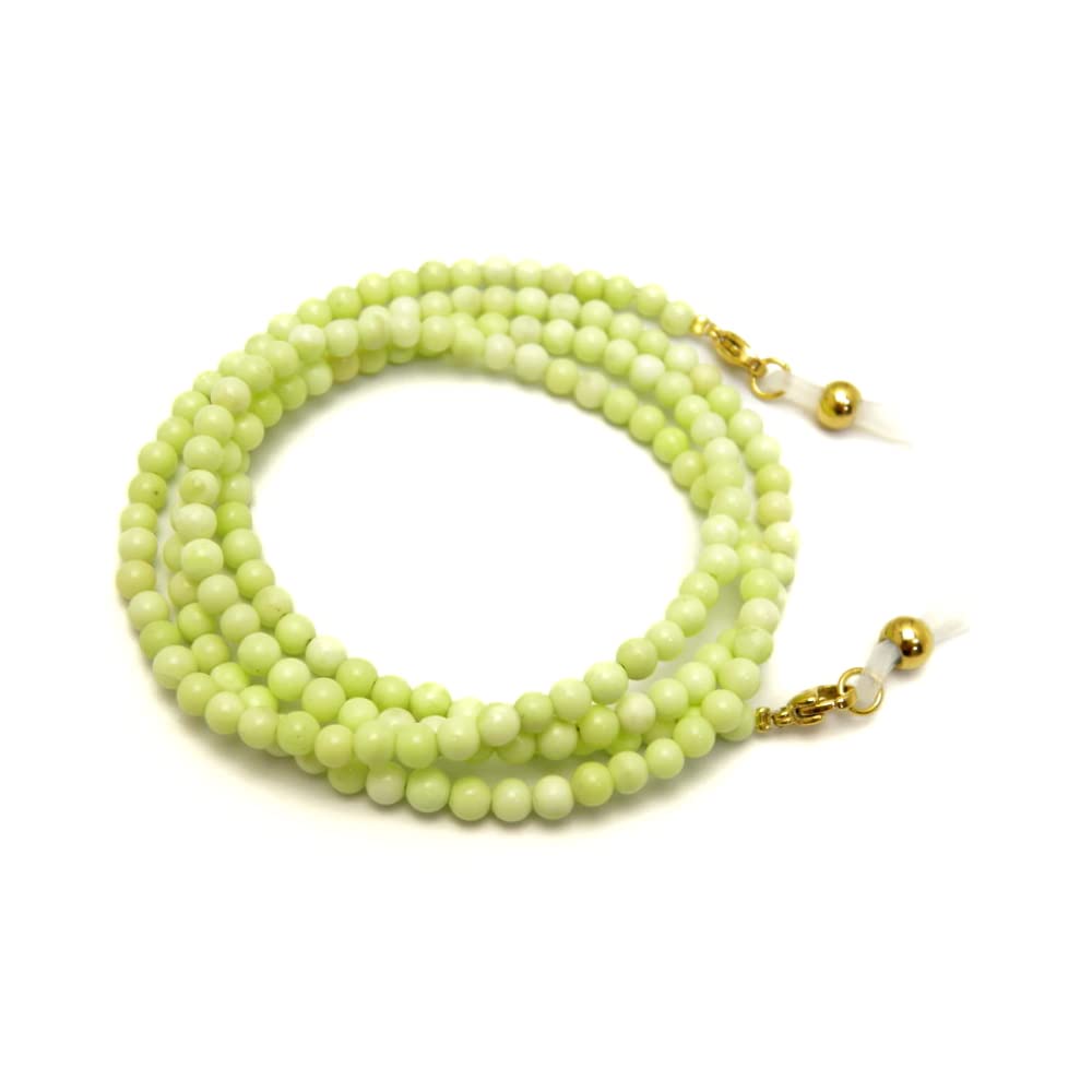 ガスペイト (レモンクリソプレーズ) 3A 4mm メガネチェーン 天然石 パワーストーン 眼鏡チェーン グラスコード Amazon.co.jp: ガスペイト (レモンクリソプレーズ) 3A 4mm メガネ