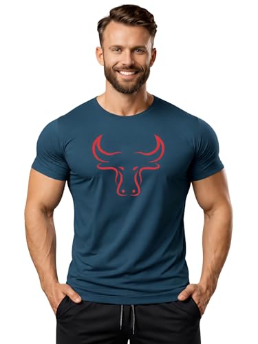 Image of 3Colours RGB Active Fit T-Shirt - Lightweight Polyester Sportswear-Bull