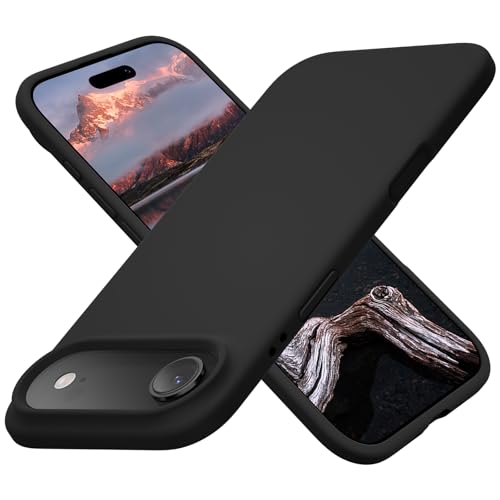 Cordking for iPhone Air Case, Silicone Ultra Slim Shockproof Protective Phone Case with [Soft Anti-Scratch Microfiber Lining], 6.5 inch, Black by Cordking - Used condition - US$6.52
