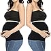 Maternity Belly Band with Waist Extender Black + Black 2