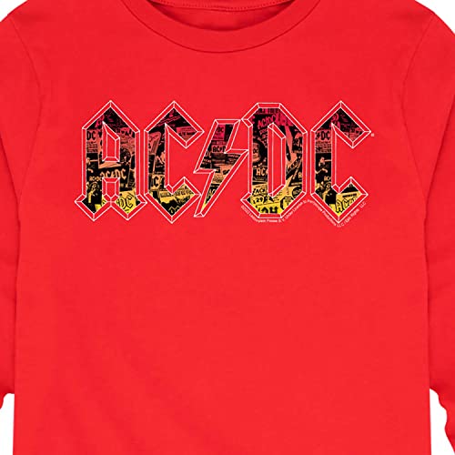 HYBRID APPAREL - ACDC - Poster Texture - Toddler and Youth Long Sleeve Graphic T-Shirt3