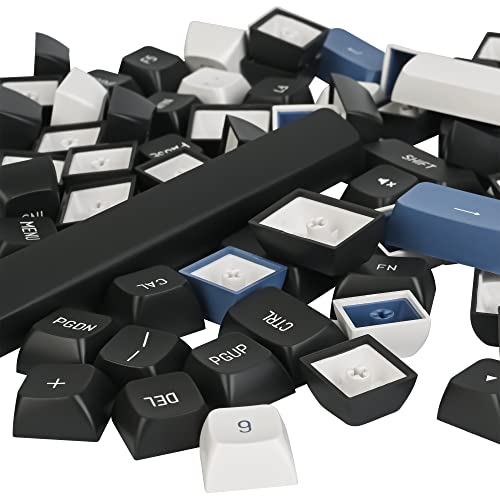 Image of Fogruaden 160 Keycap Set, Double Shot Keycaps, CSA Profile Custom Keycaps for Mechanical Keyboard Keycap(Arctic)