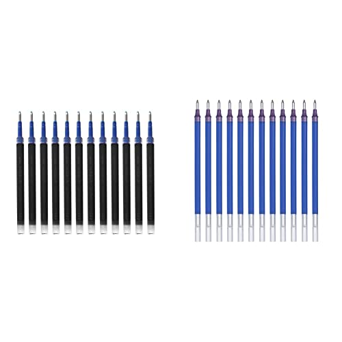 Image of uni-Ball NBGK - 07 Refill & Uni-ball UMR-7 Refill (0.7mm, Blue Ink), Pack of 12, Usable for UM-100