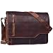 Produktbild STILORD 'Marlon' Ledertasche Herren Business Uni Büro Vintage Umhängetasche groß DIN A4 mit 15.6 Zoll Laptopfach elegante Aktentasche aus echtem Rinds Leder, Farbe:cognac - dunkelbraun