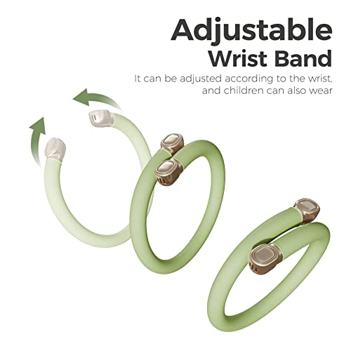 Swift Catch Mosquito Repellent Bracelets, Silicone Wristbands Bands, Individually Wrapped 3Pack Replacement Refills, Reusable Deet-Free Waterproof Safe For Adults, Kids Traveling Outdoor Camping Patio #TOP6