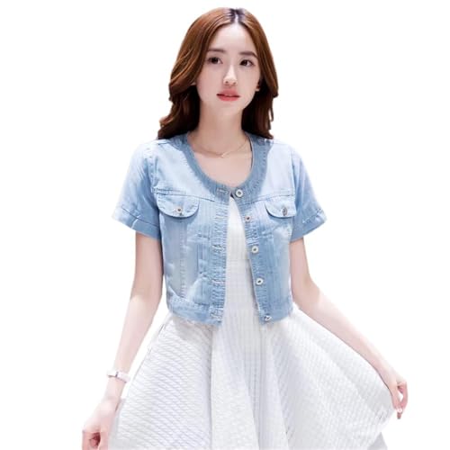 Veste en jean pour femmes idéale pour les sorties et soirées d'été