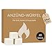 Produktbild Blumixx Anzündwürfel  24 Pakete = 1152 Würfel, Grillanzünder, Kaminanzünder und Kohleanzünder  Perfektes Grill Zubehör für Kamin und Grill, Anzünder Würfel
