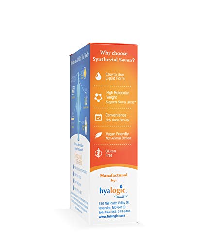 image for Hyalogic Synthovial Seven - Oral Hyaluronic Acid Supplement 1oz - Liqu