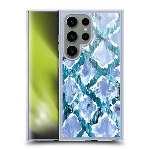 Coque Samsung S24 Ultra Haley Bush Peinture Diamant Bleu Head Case Designs compatible MagSafe