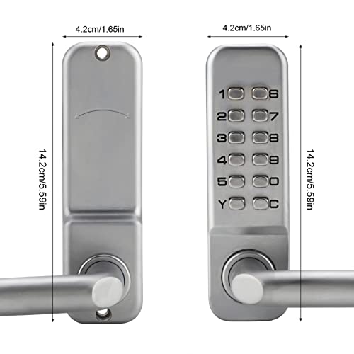 Serrure Armoire Numérique à Code Sécurité, Alliage Zinc 1-11 Chiffres, Pratique Bureau Portes Intérieures