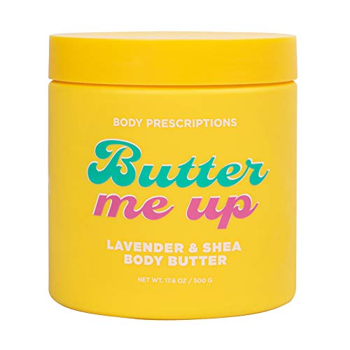 Body Prescriptions Body Butter, Ultra Rich Moisturizing Lotion for Healthy Skin, Lavender and Shea