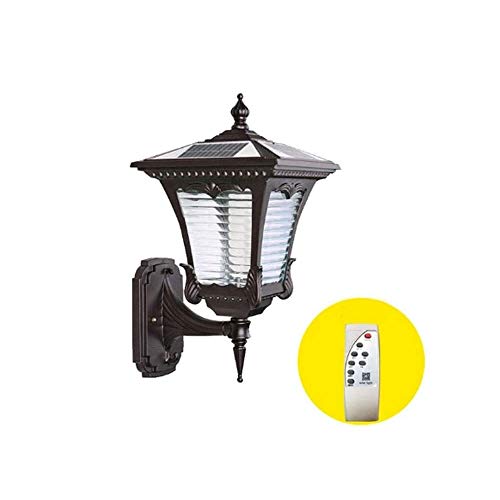 Applique murale solaire LED extérieure avec télécommande étanche