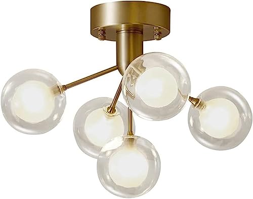 Lustre Antique Haricot Magique luminaire de plafond vintage pour salon et ferme rustique