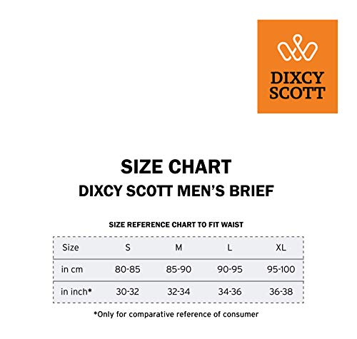 Image of Dixcy Scott Originals Men 100% Combed Cotton Sweat Absorbent Waistband Brief (Pack of 3)