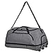 Produktbild Reisetrolley Faltbare Reisetasche KEANU 3 Rollen Trolley Twister 135 Liter, Wäschefach, Dehnfalte (Grey Melange)