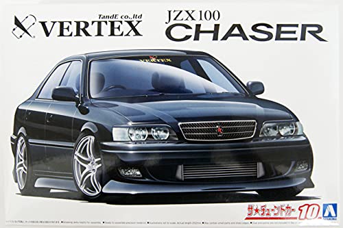 Aoshima The Tune Car Series No. 10 Vertex JZX100 Chaser Tourer V 1998 miniatura 2