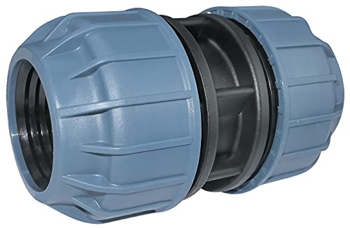 AERZETIX - C51161 - Manicotto/raccordo di riparazione a compressione Ø50mm 10 bar per tubo acqua - connettore/riparatore per tubo giardino/irrigazione - in polipropilene