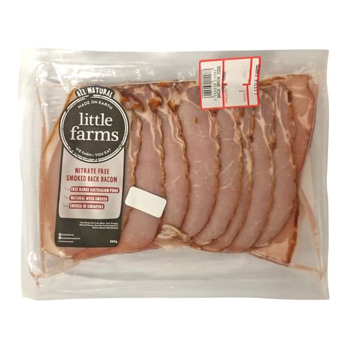 Little Farms Nitrate Free Pork - Smoked Back Bacon 200g (1 pack)