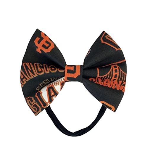 Giants Bow Baby Headband or Hair Clip