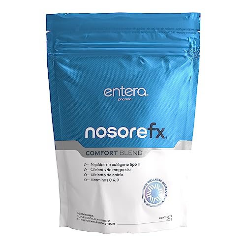 Entera | NosoreFx, Colágeno Hidrolizado Fortificado (Tipo II), Calcio, Magnesio y Vitamina C, 300g …