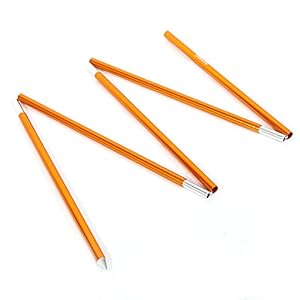 Luifel Frame Stick, Geanodiseerd Arbeidsbesparende Hoge Sterkte Sunshelter Rod Flexibele Aluminiumlegering Met Elastisch Koord voor Wandelen