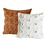 Photo Gallery bsitsss 2 pezzi cuscini natalizi per divano, federe cuscini divano 45x45, testa di cervo copricuscini divano, incantevole cuscini per divano per decorazioni natalizie, nuovo federe natalizie Photo Gallery bsitsss 2 pezzi cuscini natalizi per divano, federe cuscini divano 45x45, testa di cervo copricuscini divano, incantevole cuscini per divano per decorazioni natalizie, nuovo federe natalizie
