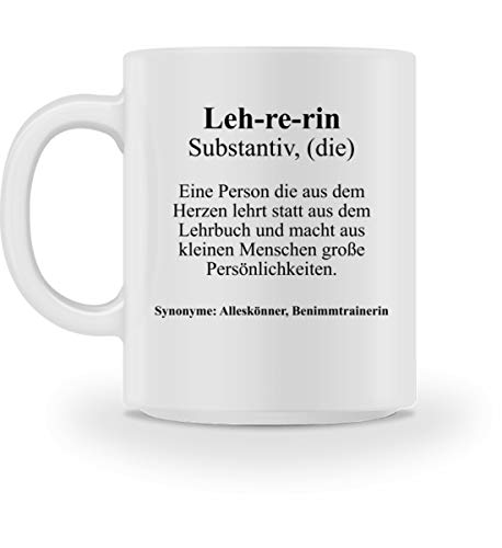 Galeriemode Teacher Definition Noun Mug - White - M