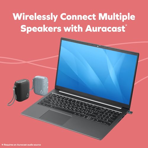 Enceinte Bluetooth 5.3 CREATIVE MUVO Flex portable grise IPX7
