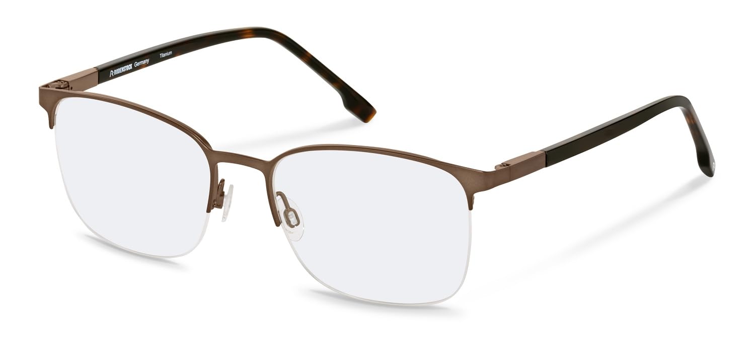 Rodenstock R7147 Oprawki do okularów na receptę, brązowe, Havana - uniseks, Brown, Havana, 56