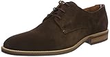  Tommy Hilfiger Herren ESSENTIAL SUEDE LACE UP DERBY Oxfords, Braun (Coffee Bean 212), 42 EU