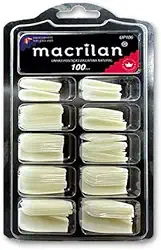 Kit de Unha Postiça (com 100 pçs) bailarina natural.TIPS Macrilan - UP106