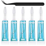 Aquarium Glue Fish Safety, Clear Reef Glue Gel for Plants, Moss, Coral, Rocks, Stone, and Wood, Freshwater and Saltwater Aquascape