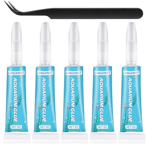 Aquarium Glue Fish Safety, Clear Reef Glue Gel for Plants, Moss, ...