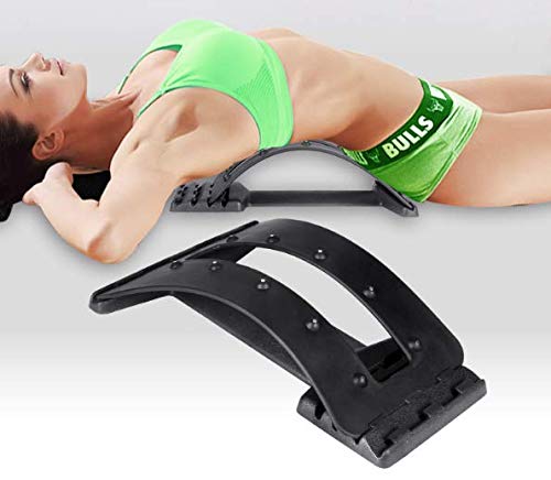 Bhajan Magic Back Stretcher Lumbar Support - Back Pain Relief - Relieve Relaxation Partner Spinal Pain Relief Chiropractic Therapy (B081KW1VDB) Amazon Price History, Amazon Price Tracker