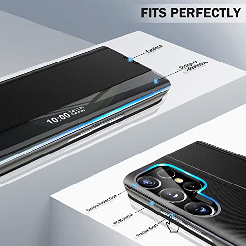 Coque Samsung S23 Ultra 5G étui rabat fin polycarbonate rigide - 5