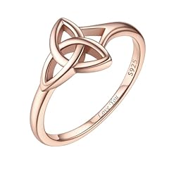 10.Triquetra Knot-Rose Gold-Engraving&Gift Packaging