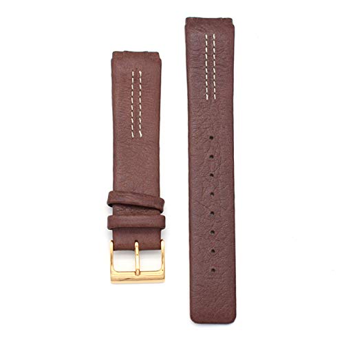 Genuine Leather Watch Strap Replacement for Skagen - 433LGL1, 433LSL1, 433LSLC (brown-2)