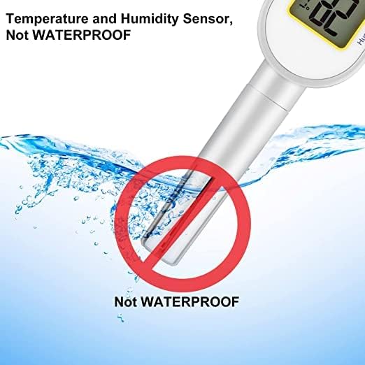 R-TEK Digital Hygrometer 2 in 1 Digital Temperature Humidity Meter Handheld Temperature Humidity Meter Min/Max Value, Data Hold C/F Digital Psychrometer for Industry, Agriculture etc - Image 8 thumbnail