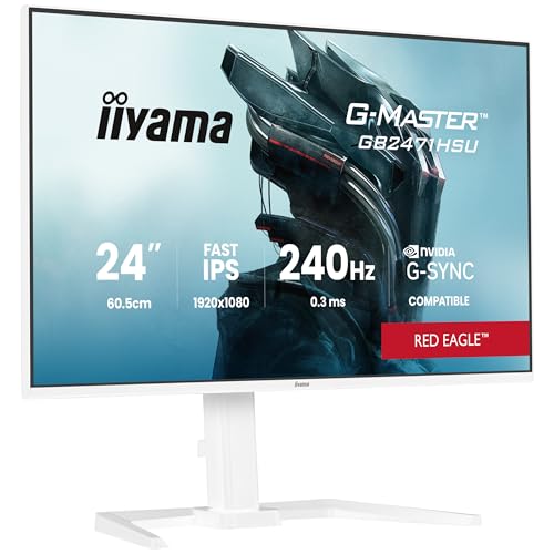 iiyama GB2471HSU-W1-23.8" IPS, 1920x1080/240Hz, 2H1DP, USB-hub, Has