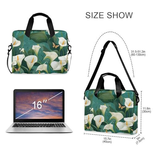 Bolso para portátil con cremallera y correa ajustable 15.6" miniatura 5