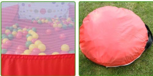 Best to Buy 43 Hx70.8Wx62L" Children's Tents Safari Tent and Tunnel Com.(can be used for 3-4 people)