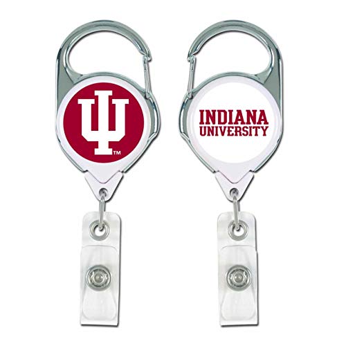 Wincraft NCAA Indiana Hoosiers Badge HolderPremium Retractable Badge Holder, Team Colors, One Size