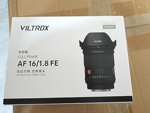 VILTROX AF 16mm F1.8 FE Full Format Wide Angle Lens for Sony E-Mount Cameras (Fixed Focal Length, Auto Focus, Large Aperture, f1.8-f22, Black) - Image 12