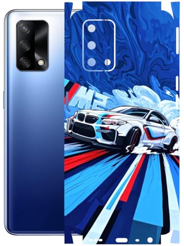 Image of AtOdds - Full Body Back Screen Guard Protector Film - Lamination Wrap Skin Sticker Compatible with Oppo F19 | Scratchproof Matte Finish (BWM)