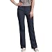 Dickies Women's Relaxed Straight Stretch Twill Pant, Navy, 4 Regular